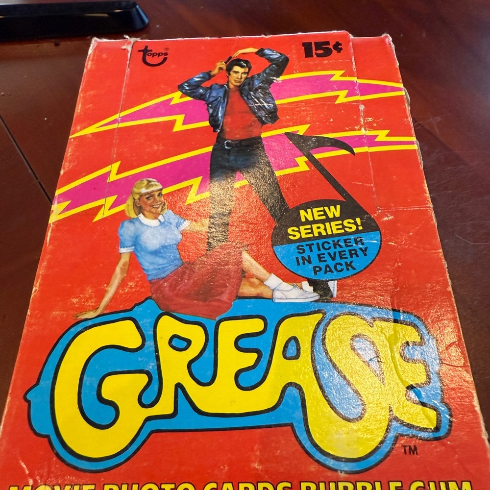 Vintage Grease Trading Card Pack